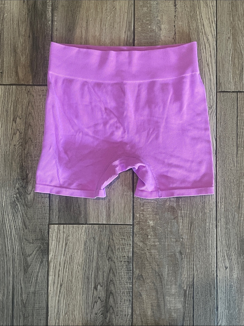 wild fable Pink Ribbed Bike Shorts